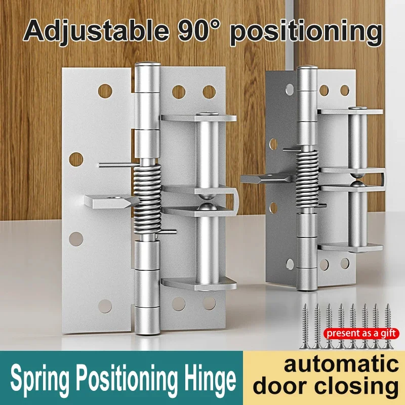 3-in-1 Automatic Self Door Closer & Spring Hinge 90 Degree Positioning - 001002