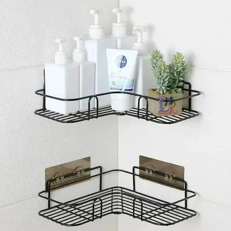 1Pcs Stainless Steel Bathroom Corner Shelf -000217