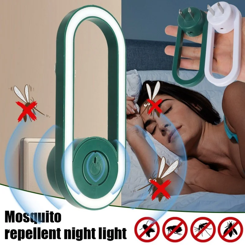 Ultrasonic Mosquito Killer Electronic Mosquito Repellent with Nightlight-000360