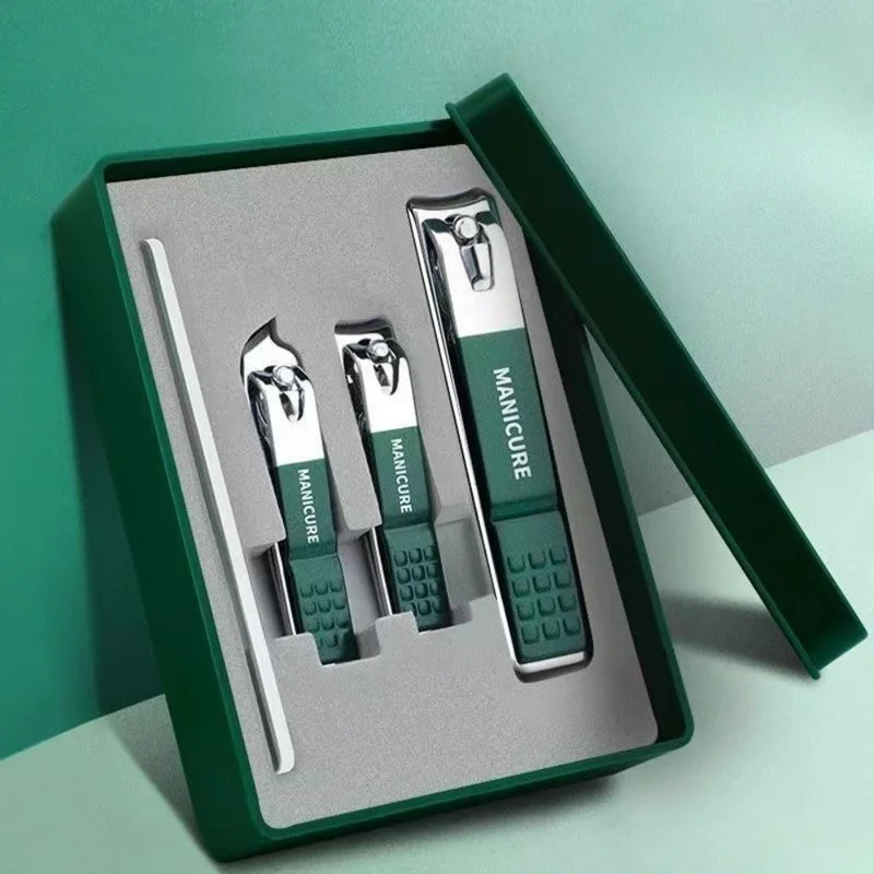 4Pcs Stainless Steel Nail Clippers Set