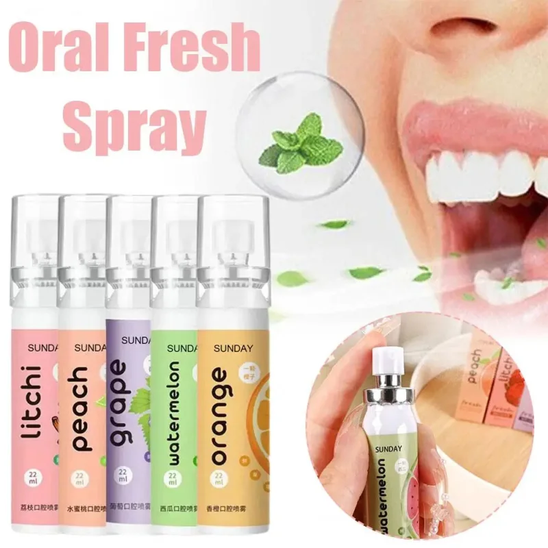 22ml Instant Bad Breath Remover Natural Herbal Mouth Mist Spray - 000833