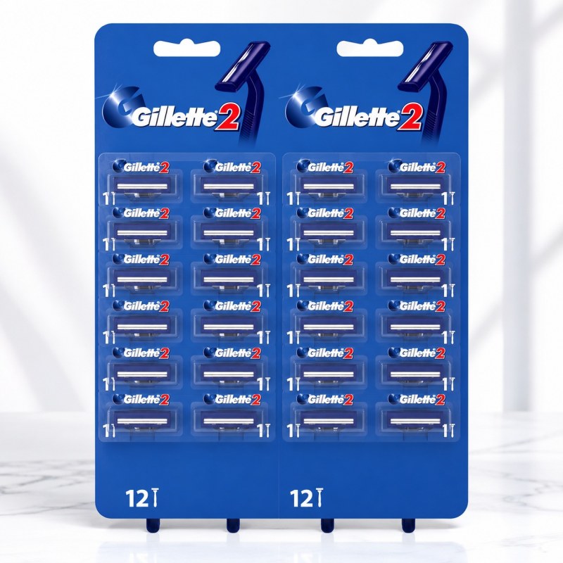 Premium Disposable Shaving Razor – Stainless Steel Blade-24 Pcs