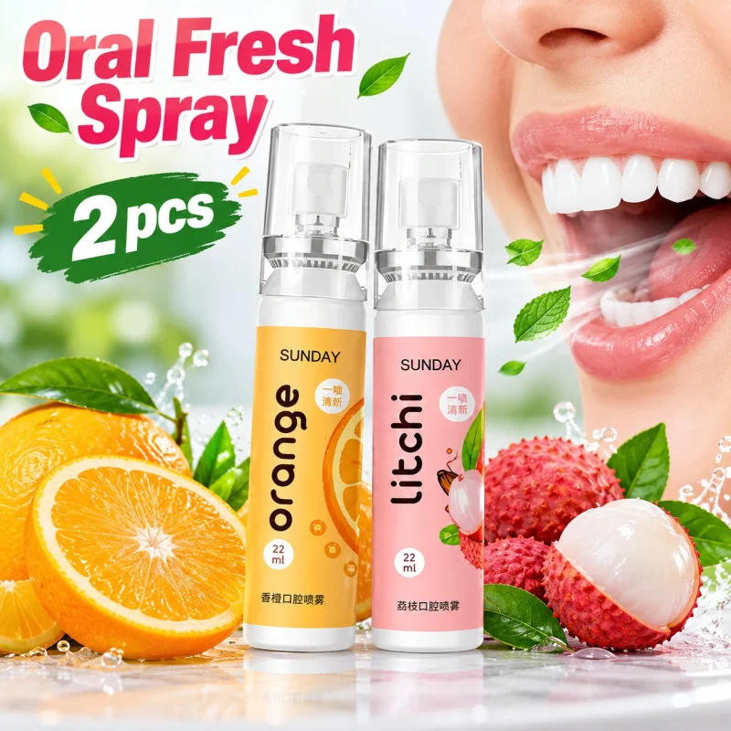 22ml Instant Bad Breath Remover Natural Herbal Mouth Mist Spray - 000833