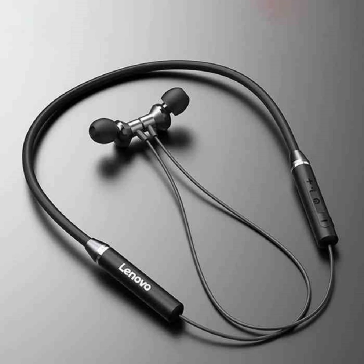 Bluetooth Wireless Earbuds Magnetic Neckband Earphones IPX5 Waterproof Sport Headset with Noise Cancelling Mic HE05 For Lenovo