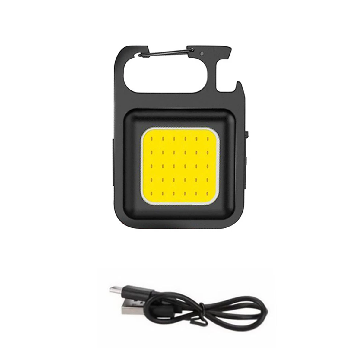 Mini LED 1500LM Flashlight Work Light Portable Pocket Flashlight Keychains USB Rechargeable For Outdoor(Kitchen Light)
