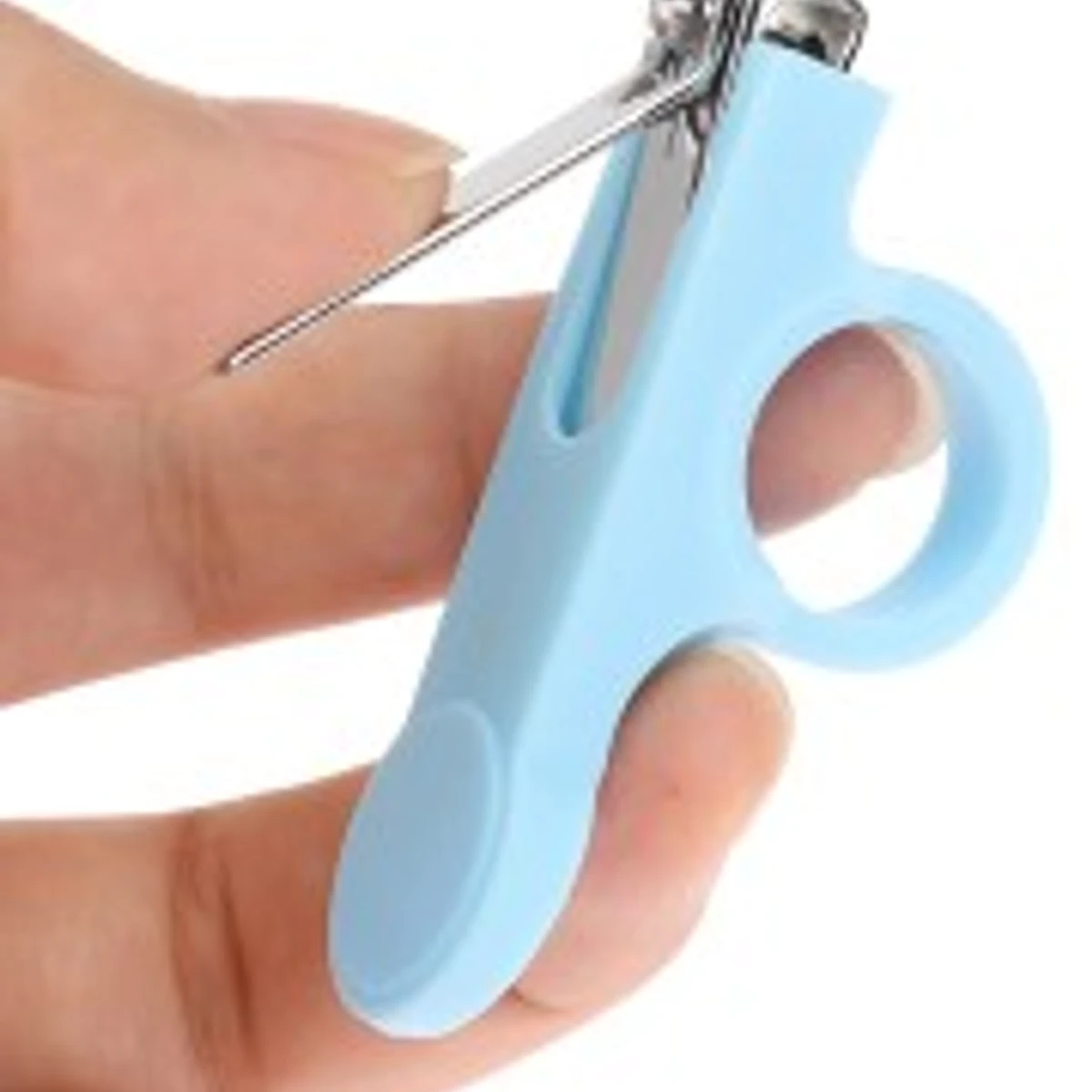 Baby Safety Nail Clipper Finger Trimmer Scissor Non-slip Buckle Manicure Cutter (1pcs)