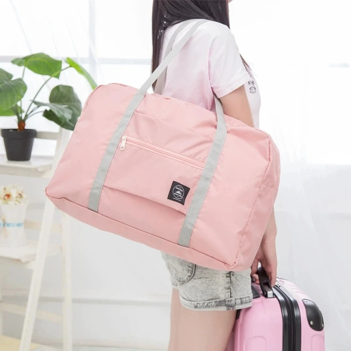 Foldable Travel Bags Unisex Large Capacity Luggage WaterProof Handbags