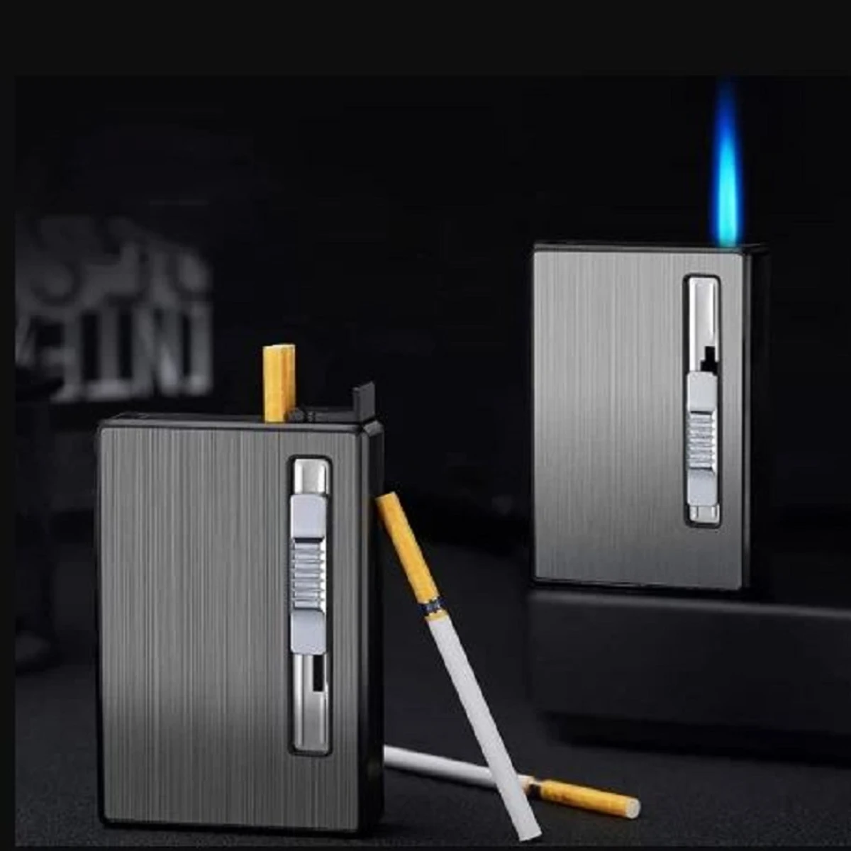 2 in 1 Smart Cigarette Packet and Lighter