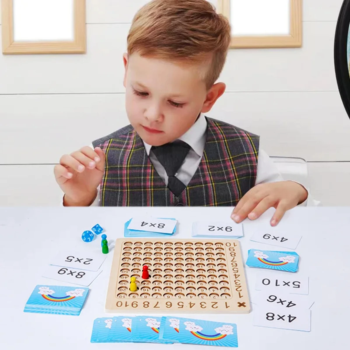 Kids Wooden Board Game And Educational Learning Toys